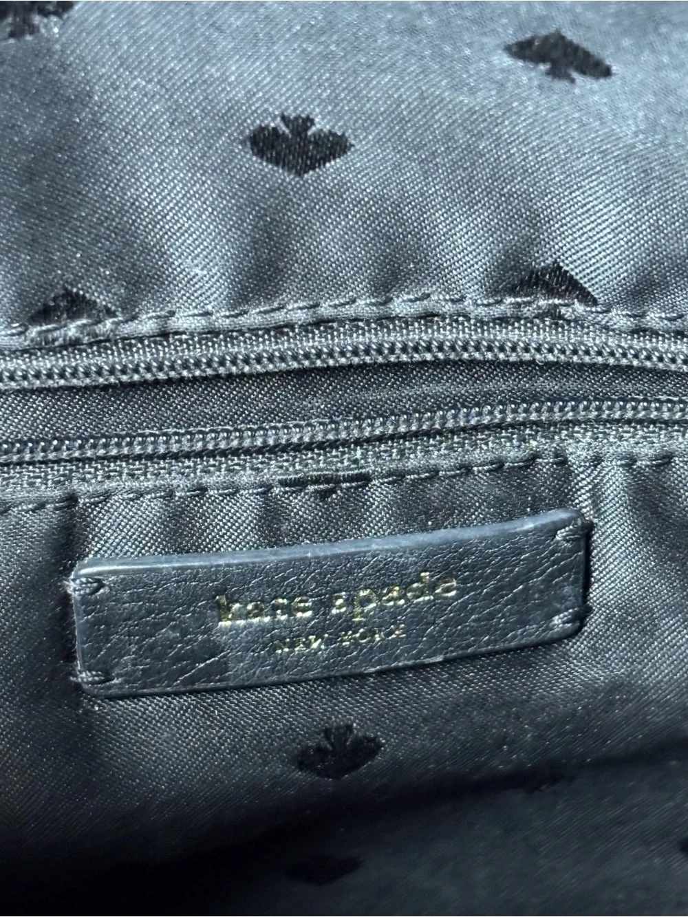 Kate Spade New York Black Pebbled Leather Crossbody Bag